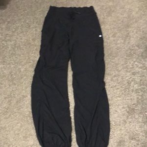 NWOT Lululemon Dance studio unlined pants. Black. Never worn. Size 6Reg